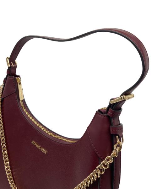 MICHAEL KORS（マイケル・コース）MICHAEL KORS (マイケルコース) ワンショルダーバッグ ダークチェリーの古着・服飾アイテム