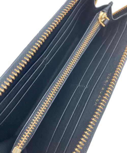 TORY BURCH（トリーバーチ）TORY BURCH (トリーバーチ) ラウンドファスナー財布 ブラックの古着・服飾アイテム