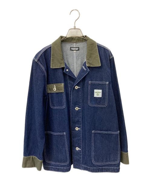 BANDAI（バンダイ）BANDAI (バンダイ) ガンダム (ガンダム) カバーオール インディゴ×カーキ サイズ:Mの古着・服飾アイテム