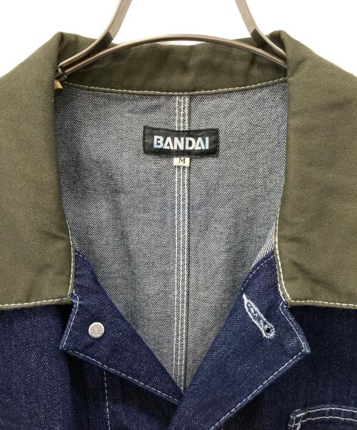 BANDAI（バンダイ）BANDAI (バンダイ) ガンダム (ガンダム) カバーオール インディゴ×カーキ サイズ:Mの古着・服飾アイテム