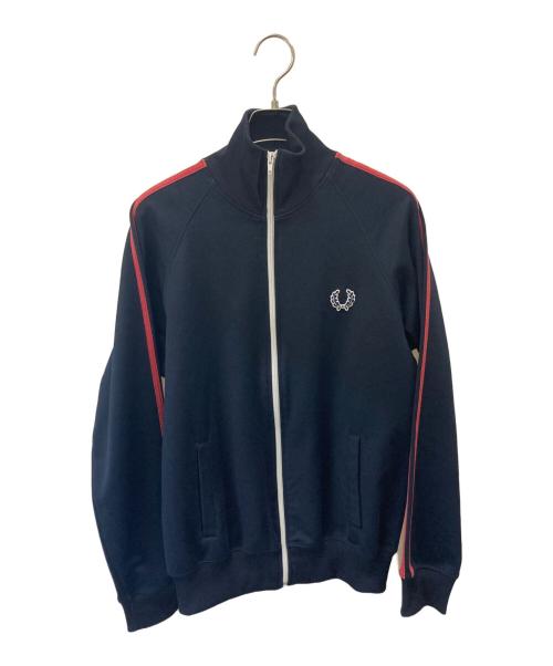 FRED PERRY（フレッドペリー）FRED PERRY (フレッドペリー) トラックジャケット ネイビー×レッド サイズ:Sの古着・服飾アイテム