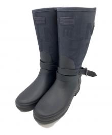 HUNTER（ハンター）の古着「リファインドジャカードショートブーツ」｜ネイビー