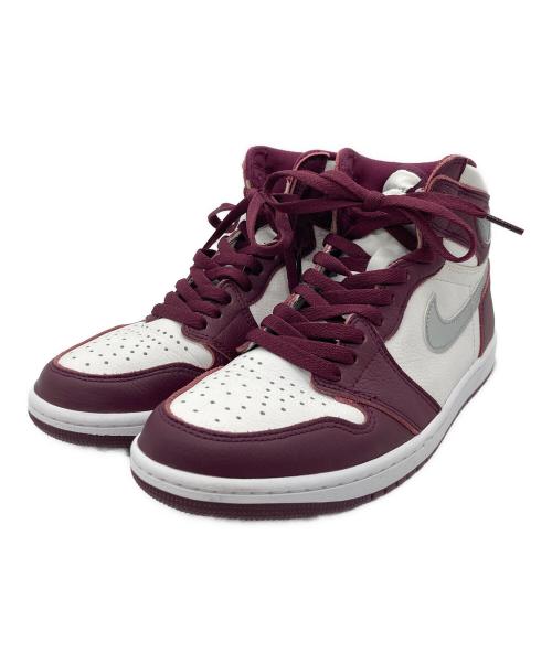 NIKE（ナイキ）NIKE (ナイキ) AIR JORDAN 1 RETRO HIGH OG ホワイト×パープル サイズ:26.5cmの古着・服飾アイテム