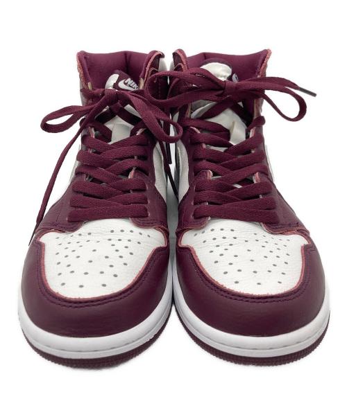 NIKE（ナイキ）NIKE (ナイキ) AIR JORDAN 1 RETRO HIGH OG ホワイト×パープル サイズ:26.5cmの古着・服飾アイテム