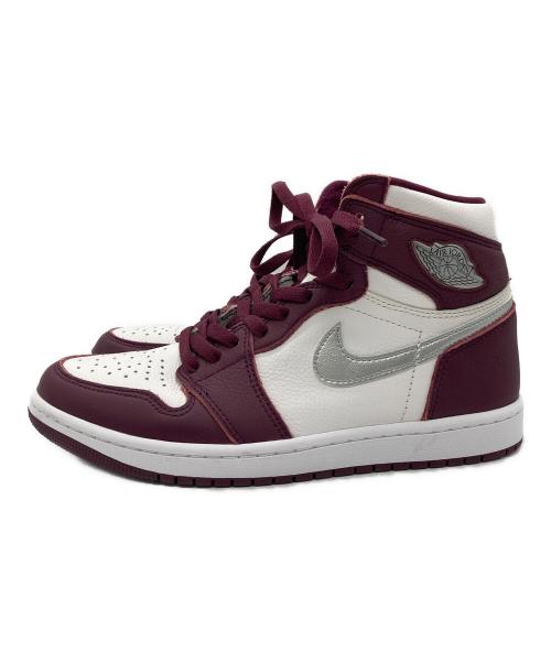 NIKE（ナイキ）NIKE (ナイキ) AIR JORDAN 1 RETRO HIGH OG ホワイト×パープル サイズ:26.5cmの古着・服飾アイテム