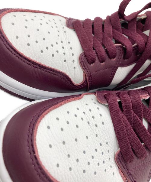 NIKE（ナイキ）NIKE (ナイキ) AIR JORDAN 1 RETRO HIGH OG ホワイト×パープル サイズ:26.5cmの古着・服飾アイテム