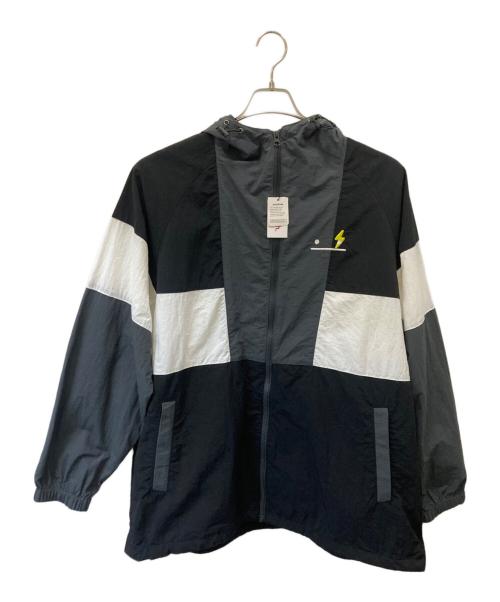 graniph（グラニフ）graniph (グラニフ) ナイロンパーカー ブラック×ホワイト サイズ:XL 未使用品の古着・服飾アイテム