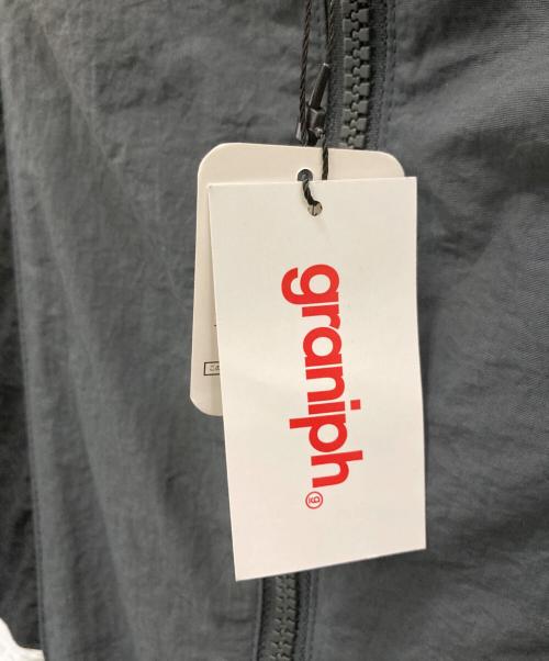 graniph（グラニフ）graniph (グラニフ) ナイロンパーカー ブラック×ホワイト サイズ:XL 未使用品の古着・服飾アイテム