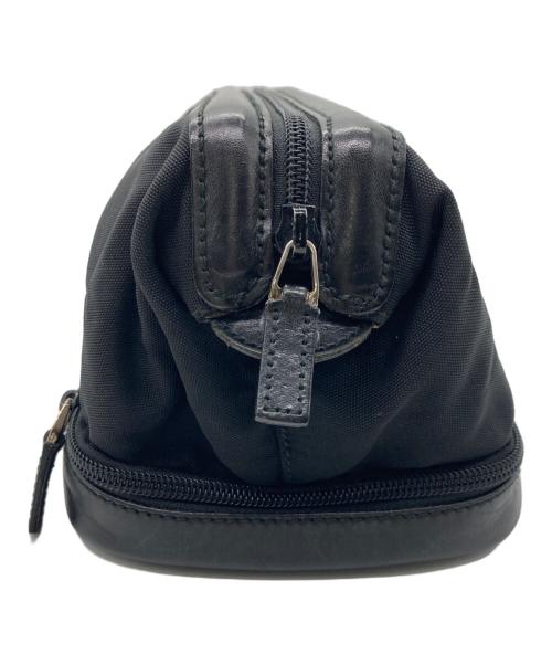 GUCCI（グッチ）GUCCI (グッチ) コスメポーチ ブラックの古着・服飾アイテム