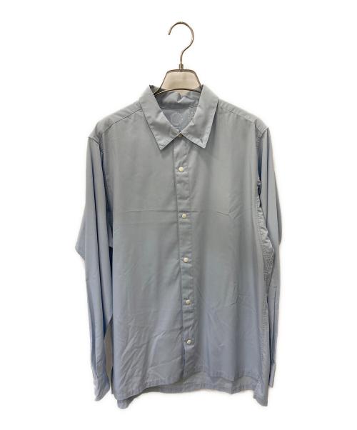 山と道（ヤマトミチ）山と道 (ヤマトミチ) Bamboo Shirt ブルー サイズ:Mの古着・服飾アイテム