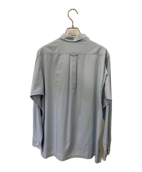 山と道（ヤマトミチ）山と道 (ヤマトミチ) Bamboo Shirt ブルー サイズ:Mの古着・服飾アイテム