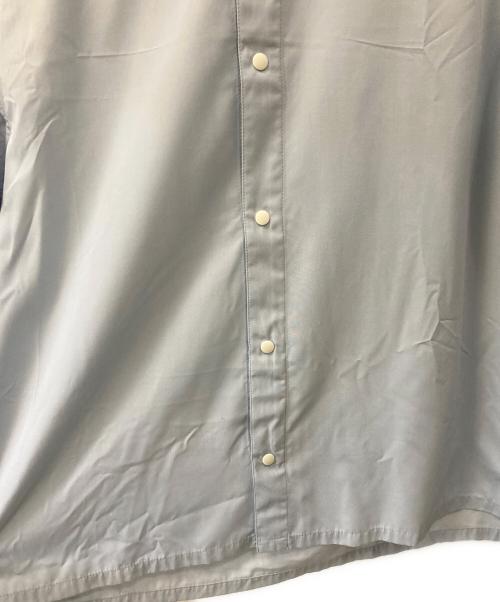 山と道（ヤマトミチ）山と道 (ヤマトミチ) Bamboo Shirt ブルー サイズ:Mの古着・服飾アイテム