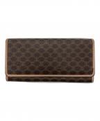 CELINEセリーヌ）の古着「長財布」｜ブラウン