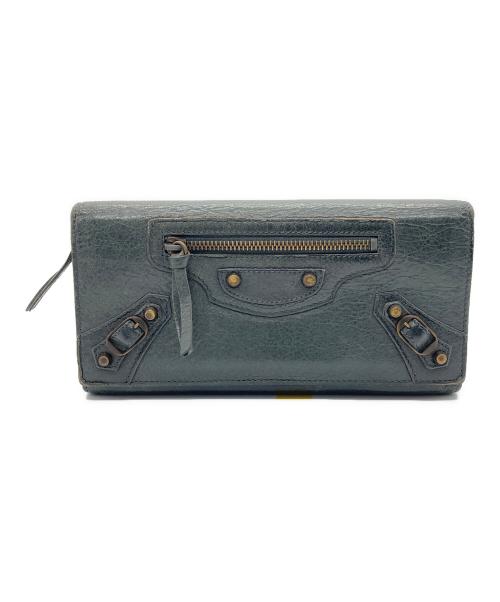 BALENCIAGA（バレンシアガ）BALENCIAGA (バレンシアガ) 長財布 グリーンの古着・服飾アイテム