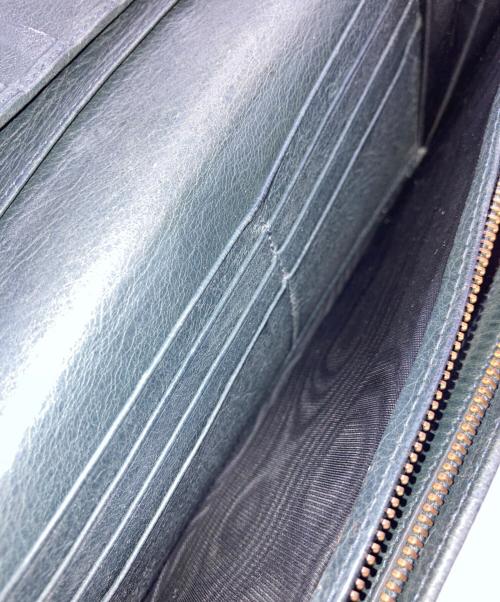 BALENCIAGA（バレンシアガ）BALENCIAGA (バレンシアガ) 長財布 グリーンの古着・服飾アイテム