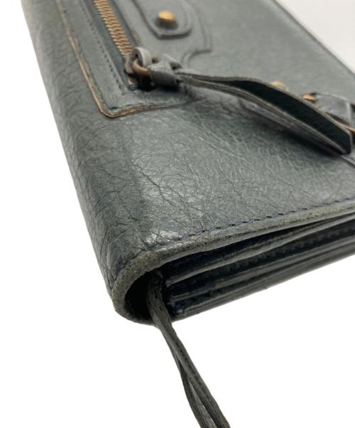 BALENCIAGA（バレンシアガ）BALENCIAGA (バレンシアガ) 長財布 グリーンの古着・服飾アイテム