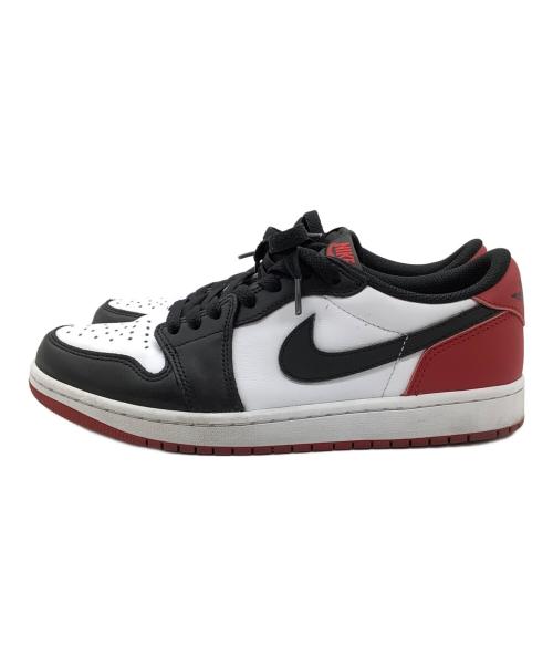 NIKE（ナイキ）NIKE (ナイキ) AIR JORDAN 1 RETRO LOW OG ホワイト×ブラック×レッド サイズ:cm26の古着・服飾アイテム