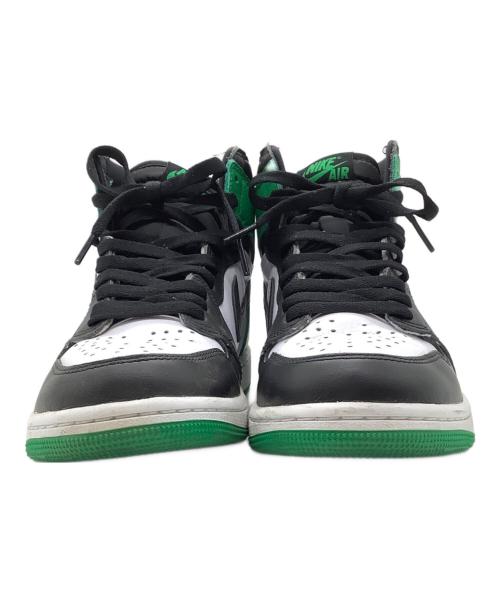 NIKE（ナイキ）NIKE (ナイキ) AIR JORDAN 1 RETRO HIGH OG ホワイト×グリーン×ブラック サイズ:cm26の古着・服飾アイテム