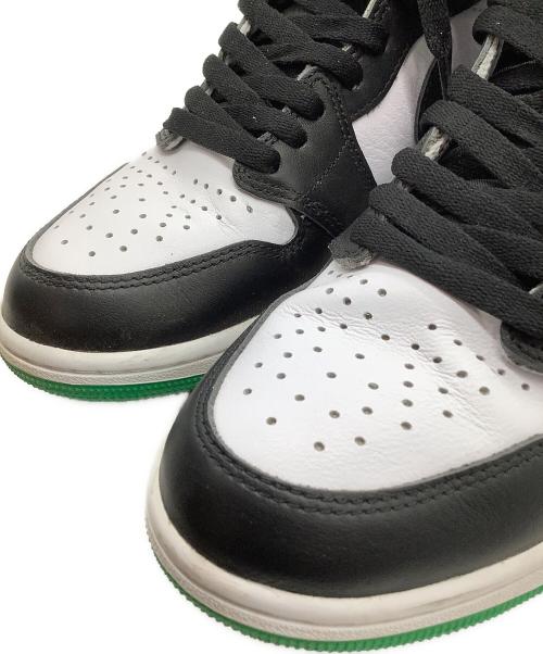 NIKE（ナイキ）NIKE (ナイキ) AIR JORDAN 1 RETRO HIGH OG ホワイト×グリーン×ブラック サイズ:cm26の古着・服飾アイテム
