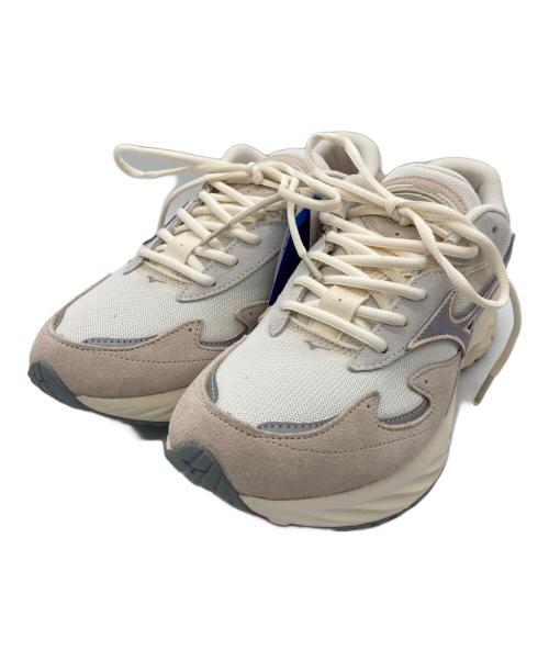 MIZUNO（ミズノ）MIZUNO (ミズノ) WAVE RIDER β オフホワイト×ブラウン サイズ:26.5cm 未使用品の古着・服飾アイテム