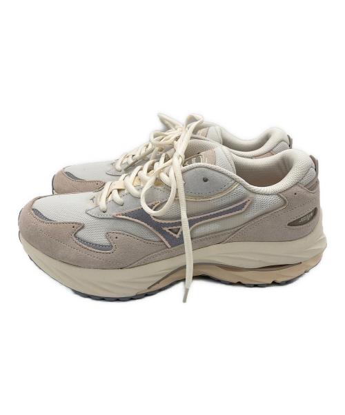 MIZUNO（ミズノ）MIZUNO (ミズノ) WAVE RIDER β オフホワイト×ブラウン サイズ:26.5cm 未使用品の古着・服飾アイテム