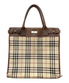 BURBERRY（バーバリー）の古着「2WAYバッグ」｜ベージュ×ブラウン