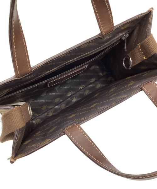 HUNTING WORLD（ハンティングワールド）HUNTING WORLD (ハンティングワールド) 2WAYバッグ オリーブの古着・服飾アイテム