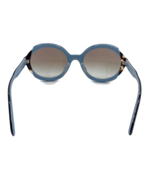 PRADA（プラダ）PRADA (プラダ) サングラス ブラック×ブルー サイズ:53□22の古着・服飾アイテム