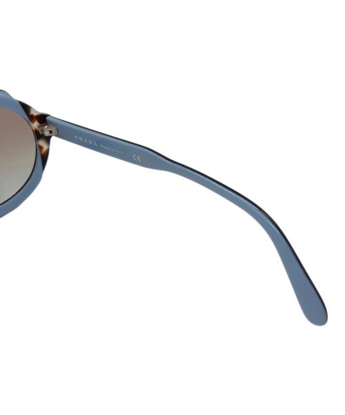 PRADA（プラダ）PRADA (プラダ) サングラス ブラック×ブルー サイズ:53□22の古着・服飾アイテム