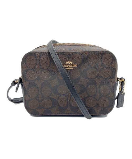 COACH（コーチ）COACH (コーチ) ショルダーバッグ ブラウン×ブラックの古着・服飾アイテム
