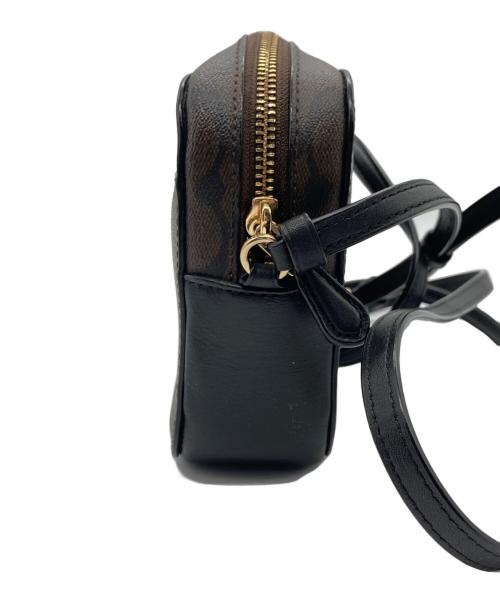 COACH（コーチ）COACH (コーチ) ショルダーバッグ ブラウン×ブラックの古着・服飾アイテム