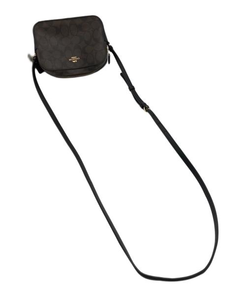COACH（コーチ）COACH (コーチ) ショルダーバッグ ブラウン×ブラックの古着・服飾アイテム