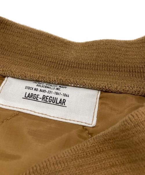 GOLDEN MILLES（ゴールデンマイルズ）GOLDEN MILLES (ゴールデンマイルズ) キルティングジャケット ブラウン サイズ:LARGEの古着・服飾アイテム