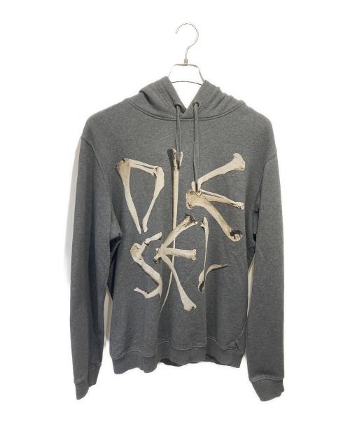 DIESEL（ディーゼル）DIESEL (ディーゼル) プルオーバーパーカー グレー サイズ:Lの古着・服飾アイテム