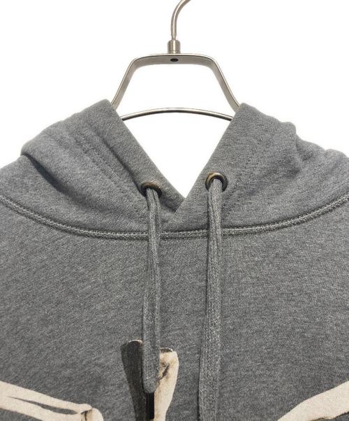 DIESEL（ディーゼル）DIESEL (ディーゼル) プルオーバーパーカー グレー サイズ:Lの古着・服飾アイテム