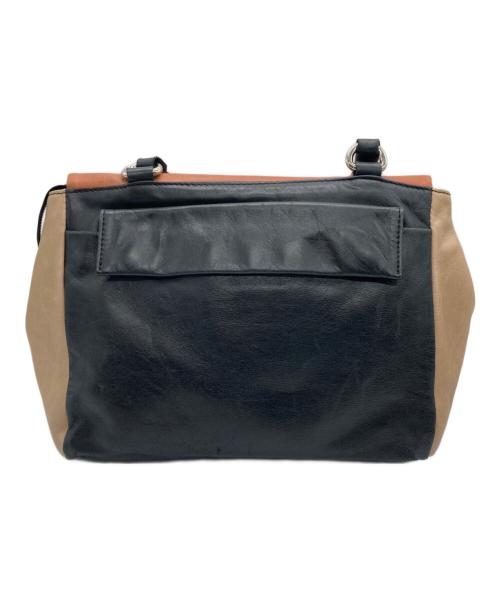 GIANNI CHIARINI（ジャンニ キアリーニ）GIANNI CHIARINI (ジャンニ キアリーニ) ショルダートートバッグ ベージュ×ブラウン×ブラックの古着・服飾アイテム