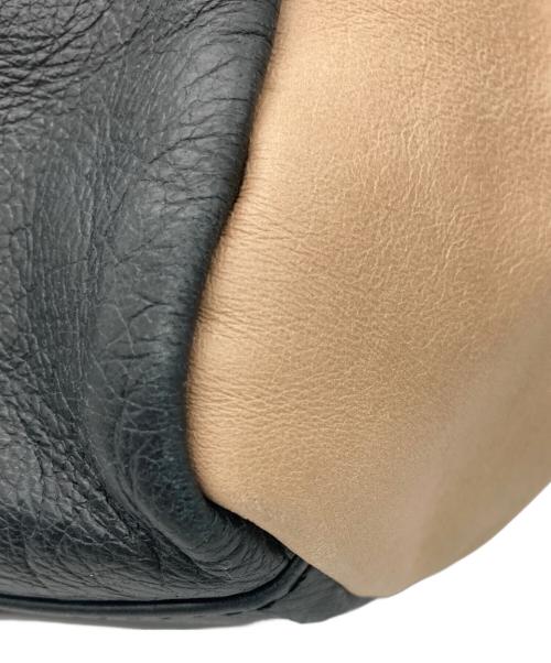 GIANNI CHIARINI（ジャンニ キアリーニ）GIANNI CHIARINI (ジャンニ キアリーニ) ショルダートートバッグ ベージュ×ブラウン×ブラックの古着・服飾アイテム