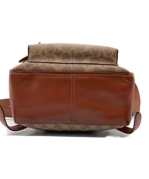 COACH（コーチ）COACH (コーチ) リュック ベージュ×ブラウンの古着・服飾アイテム