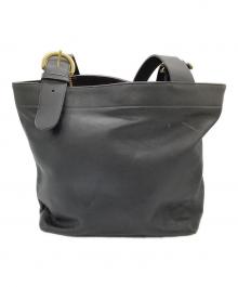 COACH（コーチ）の古着「レザートートバッグ」｜ブラック