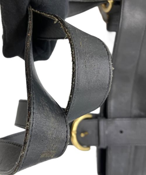 COACH（コーチ）COACH (コーチ) レザートートバッグ ブラックの古着・服飾アイテム