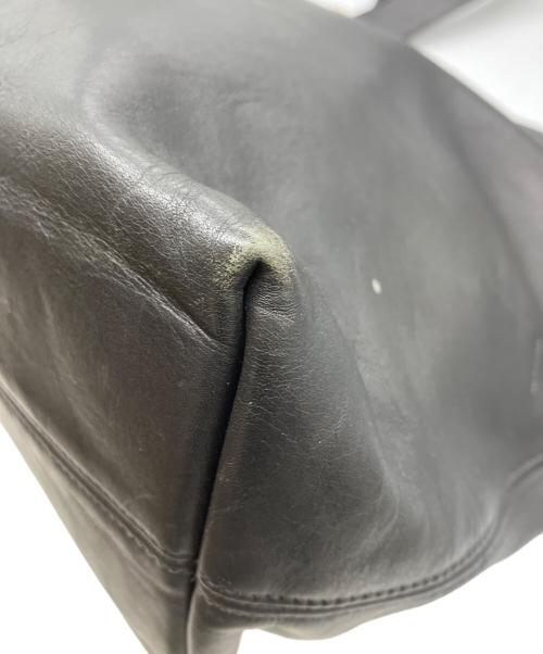 COACH（コーチ）COACH (コーチ) レザートートバッグ ブラックの古着・服飾アイテム