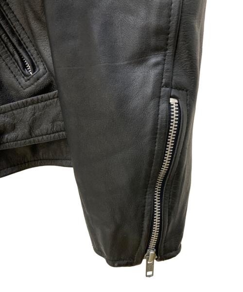 HORN WORKS（ホーンワークス）HORN WORKS (ホーンワークス) ダブルライダースジャケット ブラック サイズ:表記なしの古着・服飾アイテム