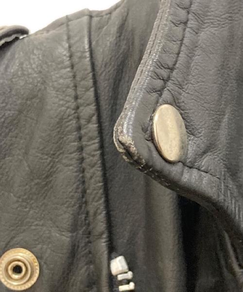 HORN WORKS（ホーンワークス）HORN WORKS (ホーンワークス) ダブルライダースジャケット ブラック サイズ:表記なしの古着・服飾アイテム