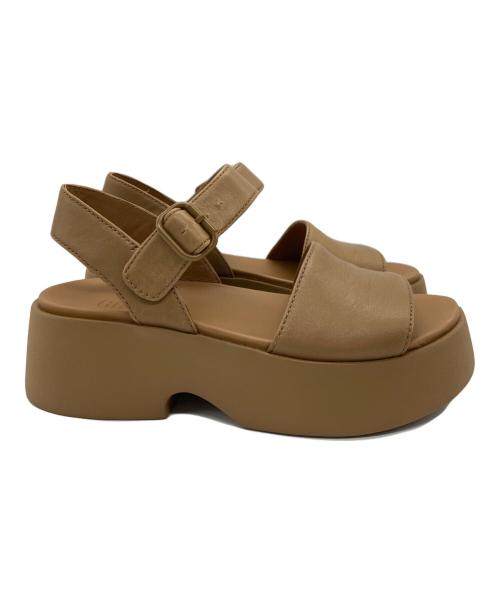 CAMPER（カンペール）CAMPER (カンペール) ストラップサンダル ブラウン サイズ:22.5cmの古着・服飾アイテム