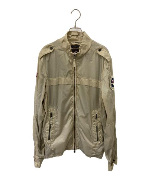 NAPAPIJRI（ナパピリ）NAPAPIJRI (ナパピリ) ナイロンジャケット ベージュ サイズ:Mの古着・服飾アイテム