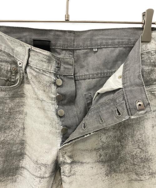 DIOR HOMME（ディオール オム）DIOR HOMME (ディオール オム) ペンキ加工スキニーデニム ホワイト サイズ:32の古着・服飾アイテム
