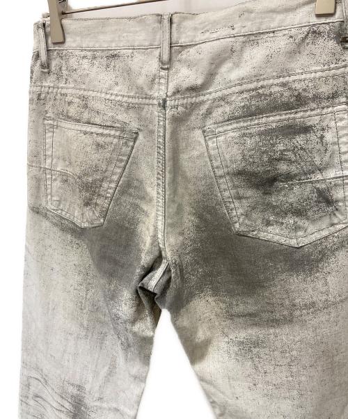DIOR HOMME（ディオール オム）DIOR HOMME (ディオール オム) ペンキ加工スキニーデニム ホワイト サイズ:32の古着・服飾アイテム