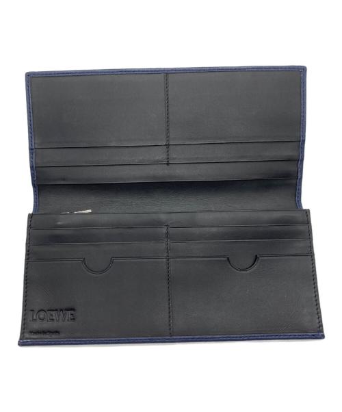 LOEWE（ロエベ）LOEWE (ロエベ) 長財布 ネイビーの古着・服飾アイテム