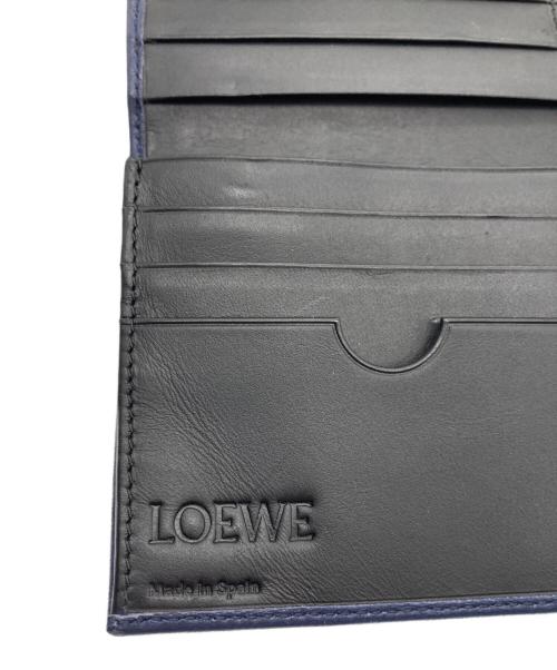 LOEWE（ロエベ）LOEWE (ロエベ) 長財布 ネイビーの古着・服飾アイテム