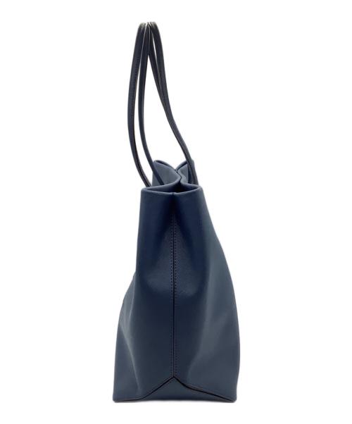 MARC JACOBS（マークジェイコブス）MARC JACOBS (マーク ジェイコブス) ロゴショッパーイーストウエストトートバッグ ブルーの古着・服飾アイテム